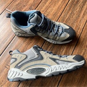 Columbia Women’s Hiking Shoes Blue Grey Size 8.5 Outdoor Trail